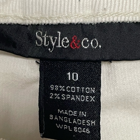 Style & Co. Corduroy Beige Pants Size 10 - Picture 7 of 11